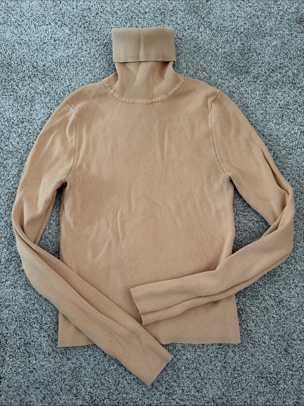 Zara Camel Turtleneck Sweater